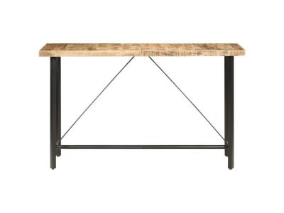 Vidaxl table de bar 180x70x107 cm bois de manguier brut 286613
