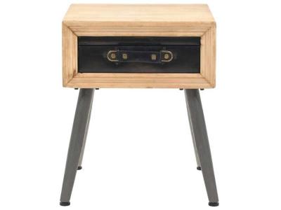 Table De Chevet Bois De Sapin Massif 43 X 38 X 50 Cm Vidaxl