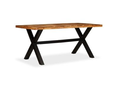 VIDAXL Table de salle &agrave; manger bois d'acacia et manguier 180x90x76 cm 245640