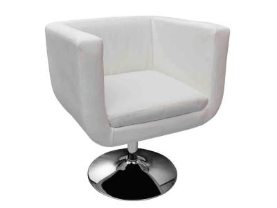 Vidaxl tabouret de bar blanc similicuir 240040
