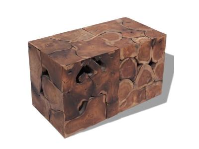 Tabourets/Table basse Teck massif Vidaxl n/a