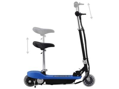 VIDAXL  trottinette &eacute;lectrique avec si&egrave;ge 120 w bleu 91957