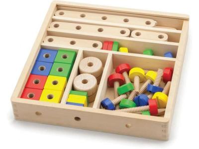 VIGA TOYS  kit de construction multicolore 53-pi&egrave;ces