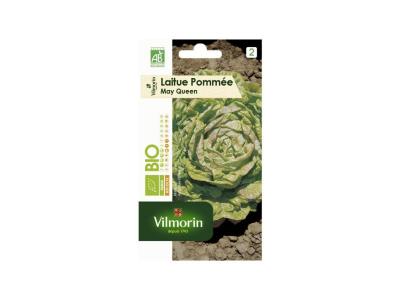 VILMORIN  Sachet graines Laitue Pomm&eacute;e May Queen Bio - Lactuca Sativa
