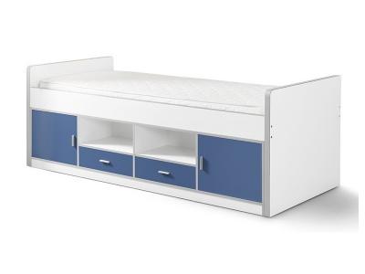 VIPACK  bonny lit capitaine 90x200 bleu sans sommier BONKB9007