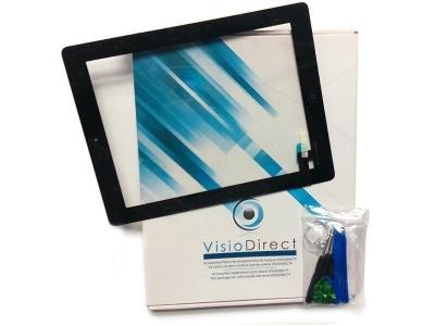 GENERIQUE Vitre ecran tactile pour iPad Air 2 noir + outils - Visiodirect -