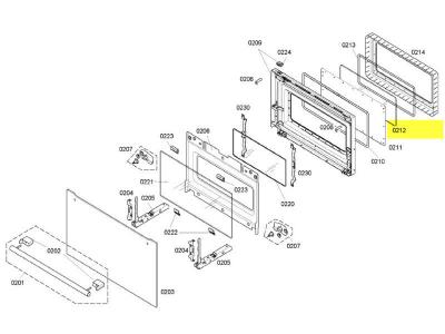 SIEMENS  - Vitre Interieure - Ref: 00444515