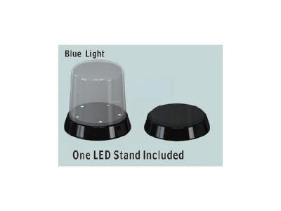TRUMPETER  84 x 115mm Round Top Display Case with optional LED base- -