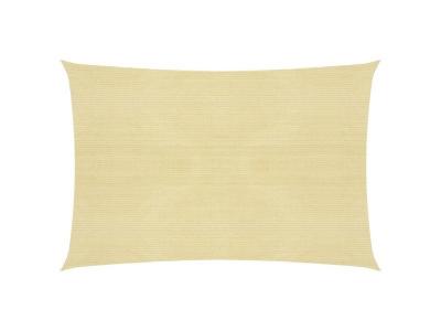 HELLOSHOP26 Voile d ombrage 160 g/m&sup2; 5 x 7 m pehd beige