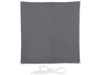 HELLOSHOP26 Voile D'ombrage Carr&eacute; 3 X 3 M Gris  13_0002929_2