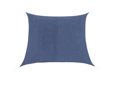 OUTSUNNY  Voile d'ombrage rectangulaire Anti-UV HDPE 4L x 3l m Bleu