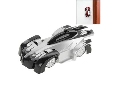  Voiture Mini Radiocommand&eacute;e Jouet Grimpe Murs Cascade Led Nocturne Noire -