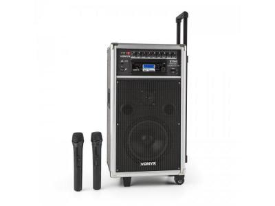 VONYX  ST100 MK2 Syst&egrave;me de sonorisation portable 8"" BT/CD/MP3/UHF - Haut-parleur actif sans fil