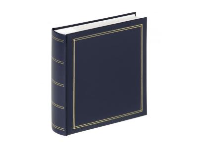 WALTHER+ DESIGN Walther design ME-138-L Memo-Album Monza, blau f&uuml;r 200 Fotos 10x15