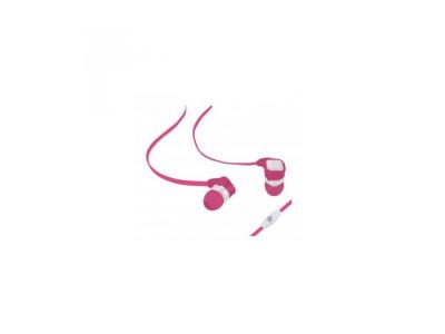 WE DIGITAL WE - &Eacute;couteurs avec micro - intra-auriculaire - filaire - jack 3,5mm - blanc, fuchsia