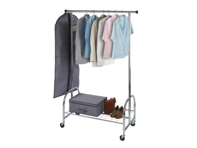 Penderie mobile Profi - H.185 cm - 121 x 52 x 185 - Argent