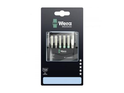 WERA  bit-check 6 stainless 1 sb ensemble d&acute;embouts DFX-541326