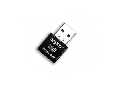 APPROX Adaptateur Wifi ! appUSB300NAV2 300 Mbps Nano USB