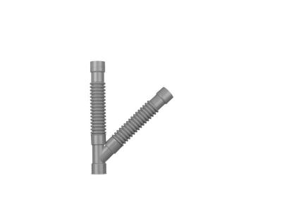WIRQUIN Raccord d'&eacute;vacuation souple PVC Y  &oslash;32 mm &agrave; coller