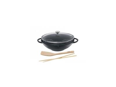GENERIQUE K&uuml;chenprofi 04 1500 10 37 Wok Fonte Noir 36 cm