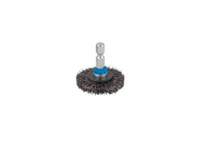 WOLFCRAFT  2100000 Circular Wavy Wire Brush 75x10 Mm Argent&eacute;