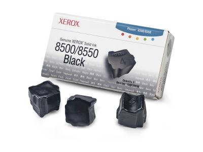 XEROX 3 Batonnet d'encre solide Noir pour  Phaser 8500/8550