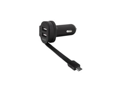 XQISIT  Chargeur Voiture Ultra rapide Noir