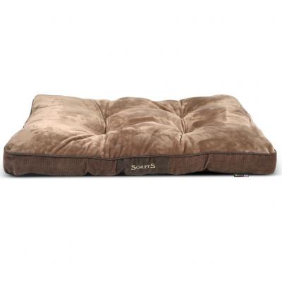SCRUFFS  Matelas pour animaux de compagnie Chester Chocolat, Taille L