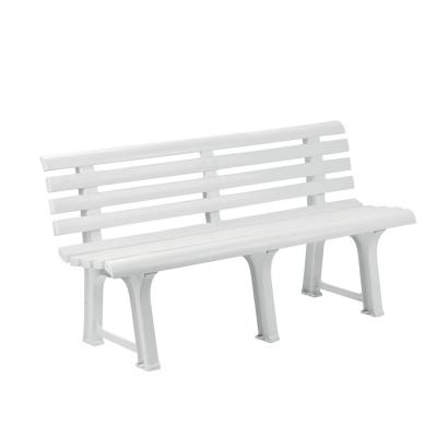 PROGARDEN Banc outdoor ORCHIDEA - Blanc - 145 x 49 x 74 cm