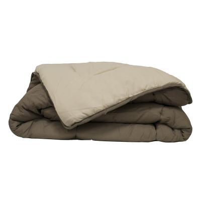 POYET MOTTE CALGARY Couette chaude Microfibre 400g/m&sup2; Taupe & Lin 240x260cm
