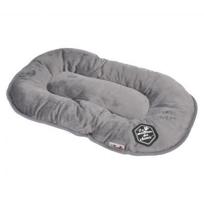 L3C Coussin flocon Patchy - 107 cm - Gris et noir - Pour chien