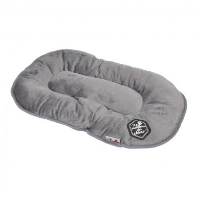 LOVE STORY Coussin r&eacute;versible pour animaux - GRIS NOIR - 87 x 55 cm