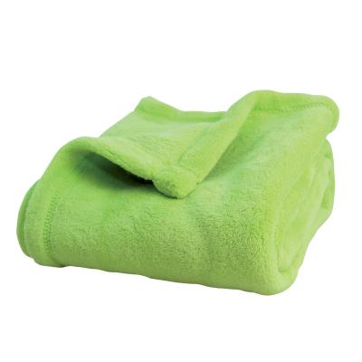 DOMIVA Couverture polaire microfibre - 100x150 cm - Anis