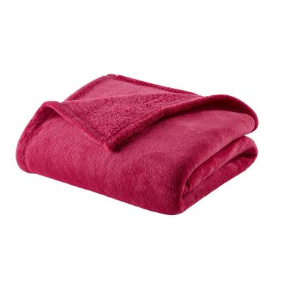 DOMIVA Couverture polaire microfibre - 75x100 cm - Fuchsia