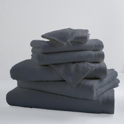 TRADILINGE Drap De Bain Uni et Color&eacute; - REGLISSE - 100 x 150 cm