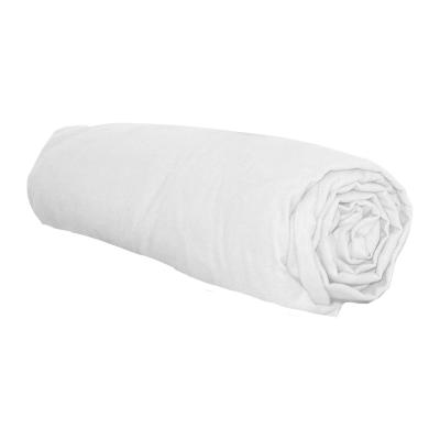 TRADILINGE Drap housse en flanelle - Blanc - 90 x 190 bt 30 cm
