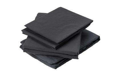 TOISON D OR&NBSP; Drap plat en coton lav&eacute; 180x290 cm 