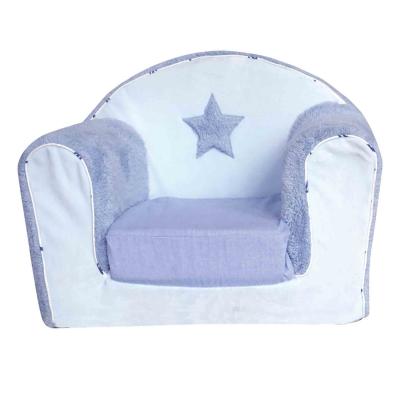 DOMIVA Fauteuil club convertible Diego - Bleu - 42 x 55 cm