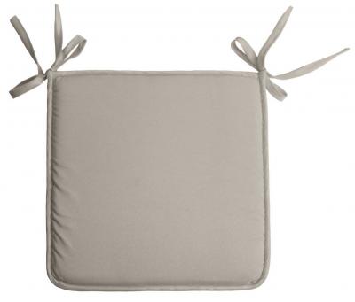LOVELY CASA Galette de chaise unie aux multiples couleurs Lin 38 x 38 cm - Lin