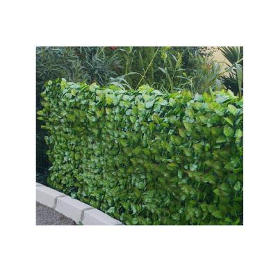 JET7GARDEN  - Haie artificielle feuilles de rosier en rouleau 1 x 3 m