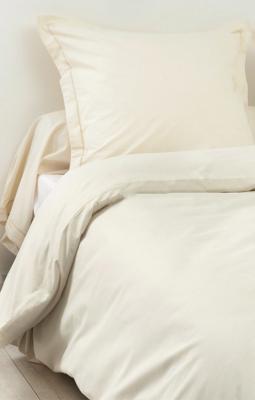 NON RENSEIGNE Housse de Couette Unie en 100 % Coton - Ecru Lav&eacute; - 260 x 240 cm