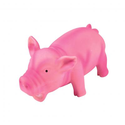 L3C Jouet Cochon Latex Pour Chien 15 Cm Grogne