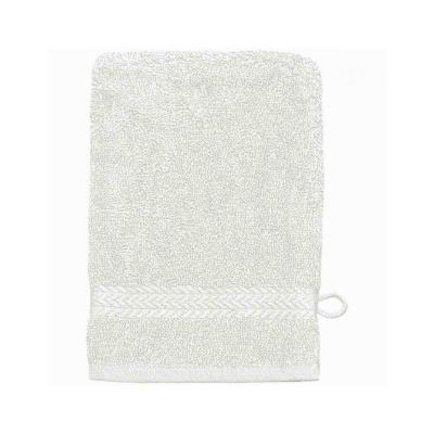 SENSEI MAISON Lot de 3 gants de toilette 550gr/m&sup2; blanc 16x22 cm