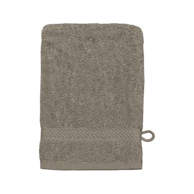 SENSEI MAISON Lot de 3 gants de toilette 550gr/m&sup2; mastic 16x22 cm
