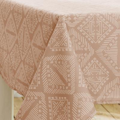 TRADILINGE Homemaison - Nappe ronde Boho Terracotta 180 cm - Terracotta