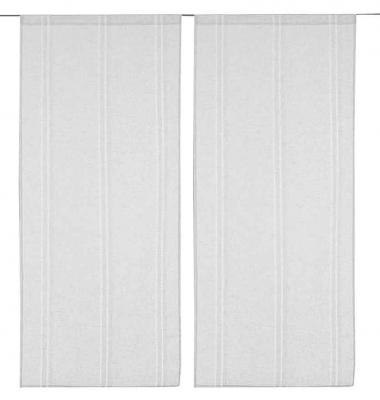 Linder 0189 /10/415/38X90 Vitrage Jour Lin Blanc Passe Tringle