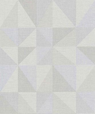 HOMEMAISON Papier peint &agrave; Carr&eacute;s Bicolores Gris Bleu 10 ml x 0,53 m - Gris Bleu