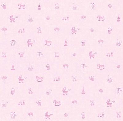 A.S. CREATIONS Papier peint motif Tapisserie motif Papier peint enfant Papier peint intiss&eacute; Rose SP04382 358541 - 10,05 x 0,53 m