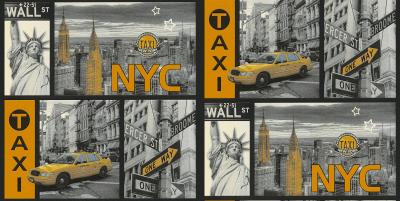 A.S. CREATION Papier peint Manhattan Noir et Jaune 10 m x 0,53 m 