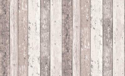 AS CREATION Papier peint planche de bois - Marron - 10 ml x 0,53 m